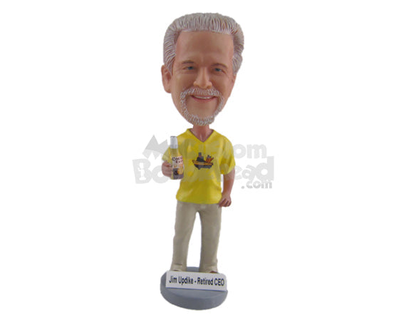 Custom Bobblehead Male Wearing A Cool T-Shirt And Trendy Pants - Leisure & Casual Casual Males Personalized Bobblehead & Cake Topper Custom Bobblehead Male Wearing A Cool T-Shirt And Trendy Pants - Leisure & Casual Casual Males Personalized Bobblehead & Cake Topper